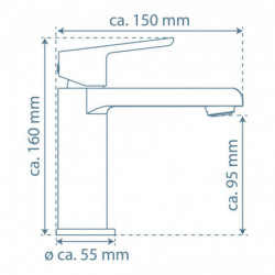 VITA Wash basin mixer, chrome