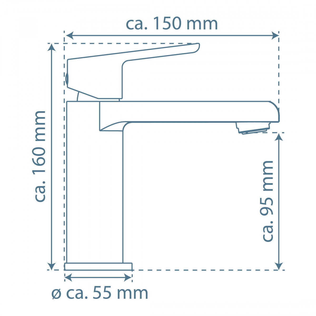 VITA Wash basin mixer, chrome