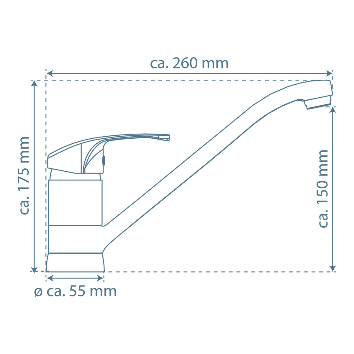 CELLINO Sink mixer, chrome