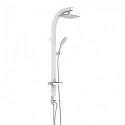 Overhead shower set, white