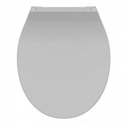 Abattant WC en Duroplast Extra Fin SLIM GREY avec Frein de Chute et Déclipsable