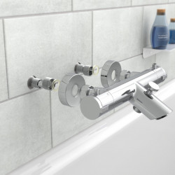 LONDON Thermostatic bathtub mixer, chrome