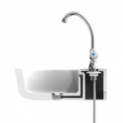 CARNEO Cold water swivel tap, chrome