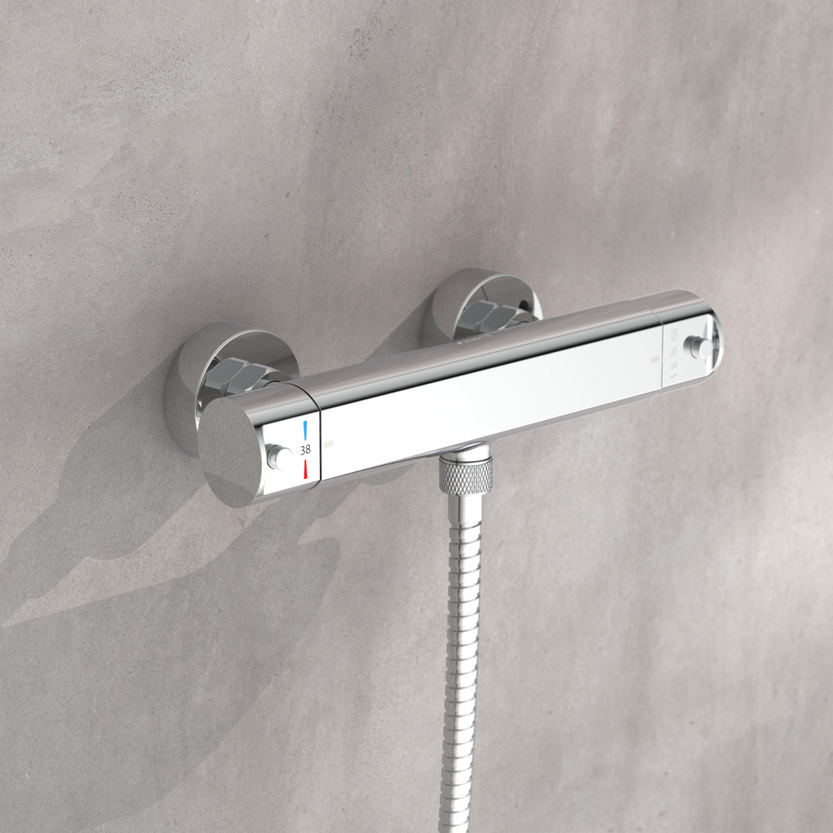 VITA Thermostatic shower mixer, chrome