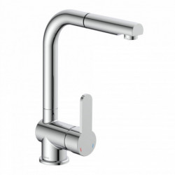 LONDON Sink mixer, chrome, with pull-out spout