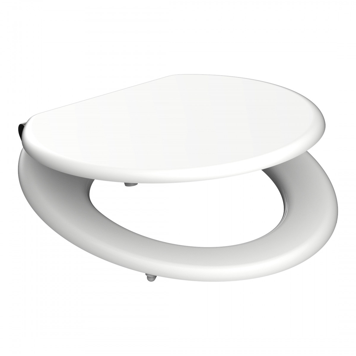 MDF Toilet Seat SPIRIT WHITE with Soft Close