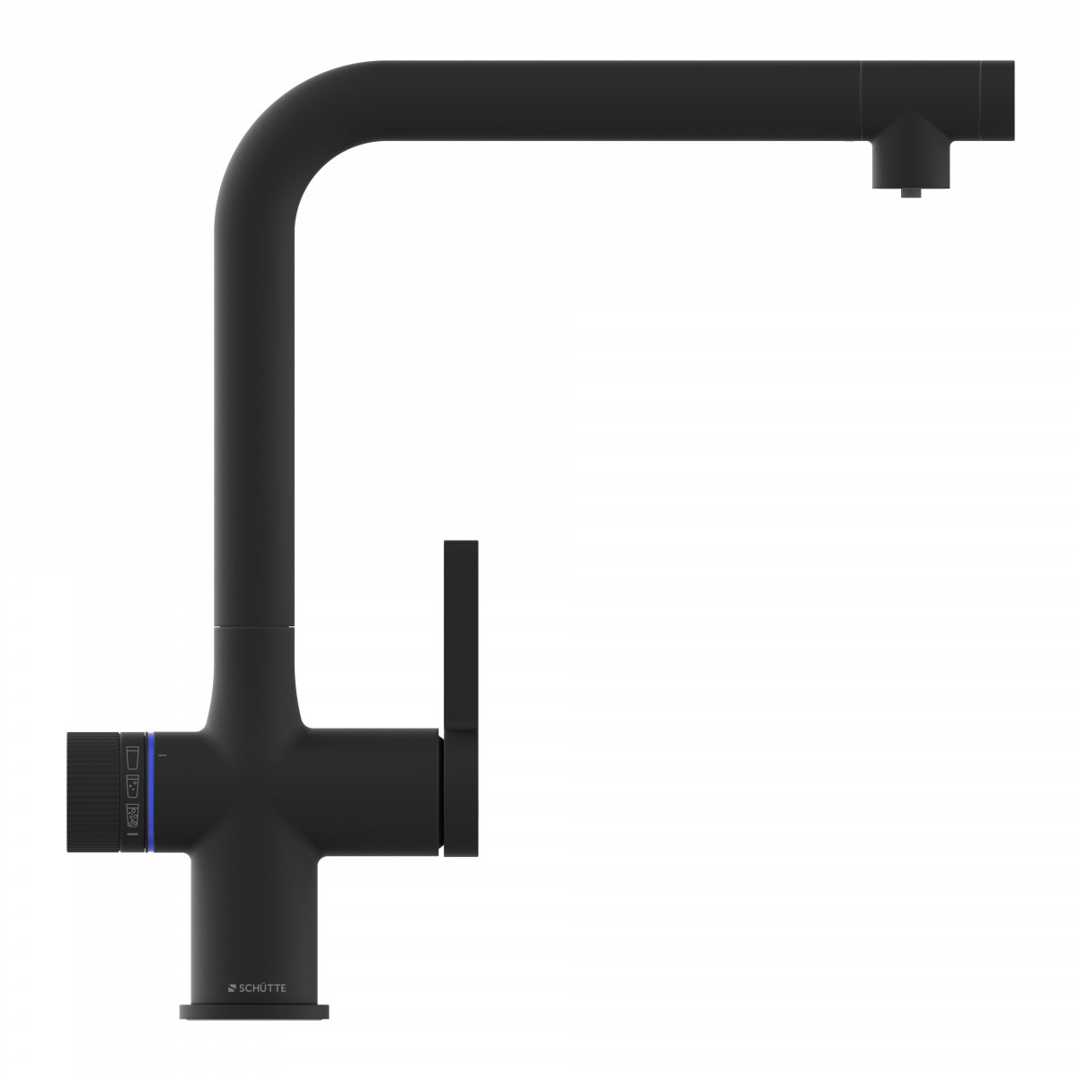 AQUASTAR PREMIUM, sparkling water tap with cooling and filter system, black