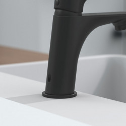 BOSTON Wash basin mixer, black matt