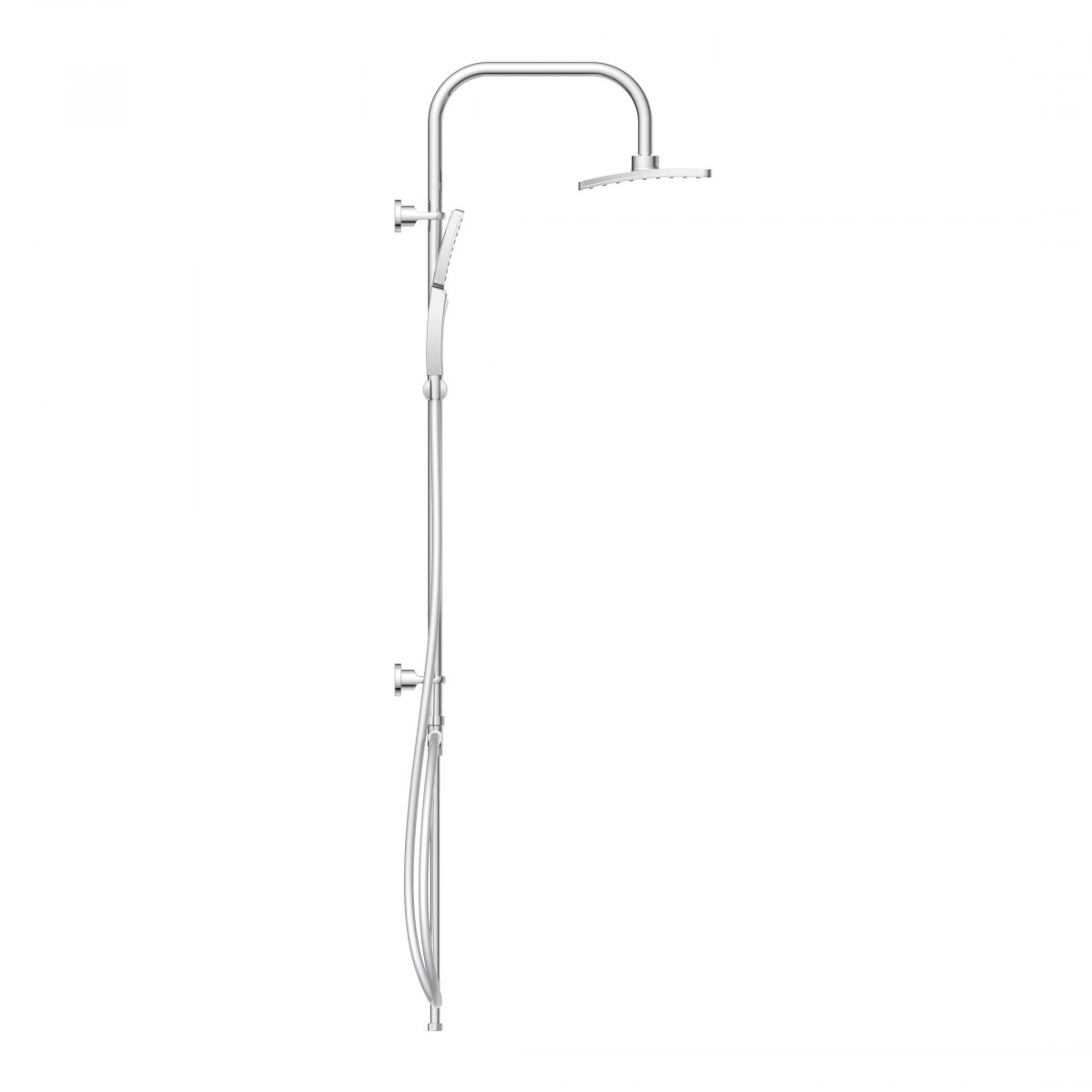 MALLORCA Overhead showerset, chrome