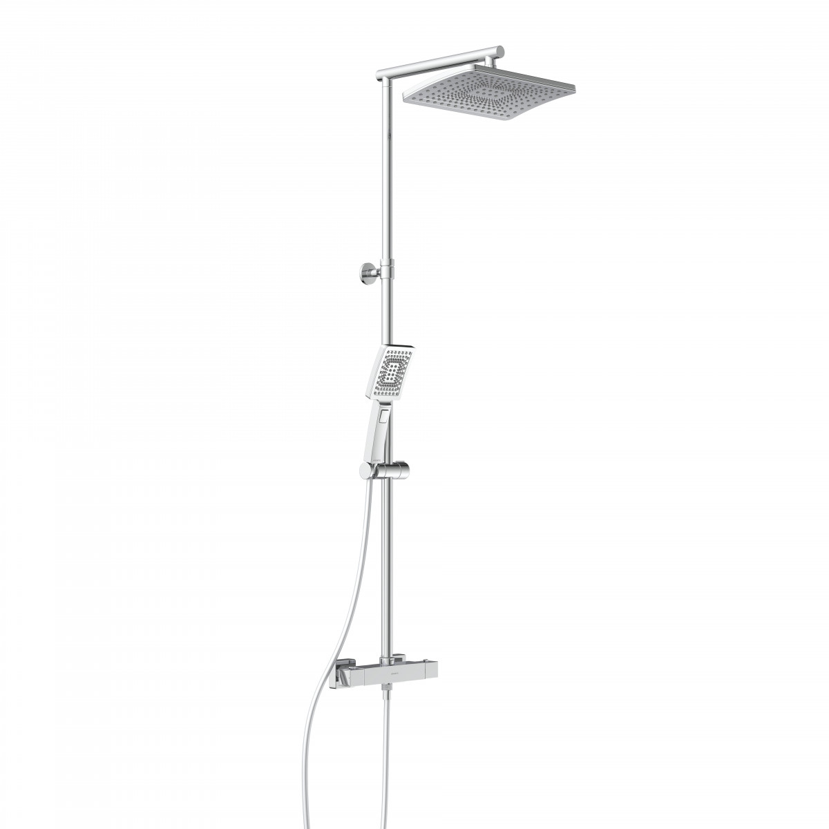 TRENTO Overhead shower set, Chrome