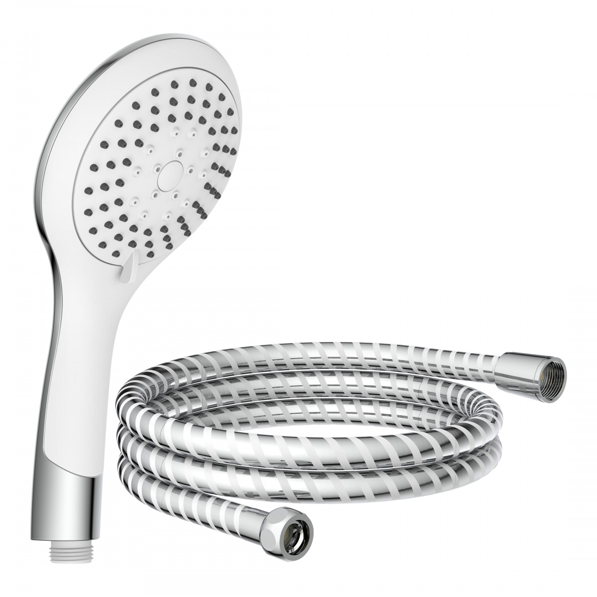 BROADWAY Hand shower set, Chrome/white