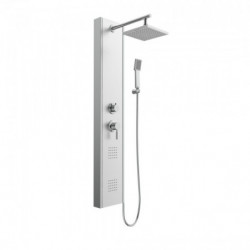 TAHITI Shower panel, stainless steel