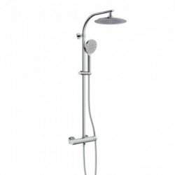 MADURA FRESH Overhead shower set, chrome, with thermostatic faucet