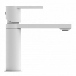 MANHATTAN Wash basin mixer, White matt