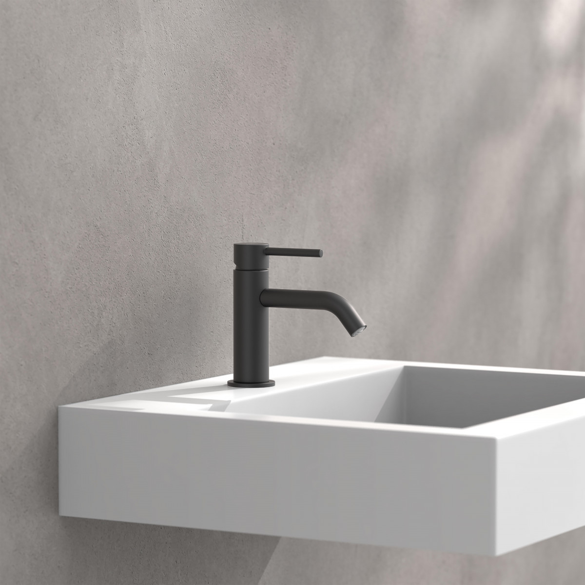 ARAGON Cold water tap, Black matt