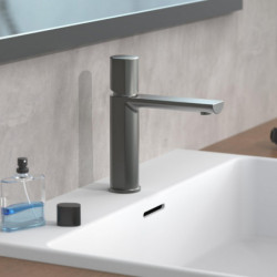 NEW YORK Wash basin mixer, graphite matt