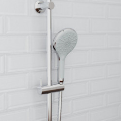 SIRANI hand shower, chrome/light grey