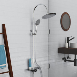 Flexible de douche 150 cm, argent