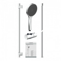 CAPRI bar shower set, chrome/anthracite