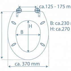 MDF WC-Sitz BALANCE