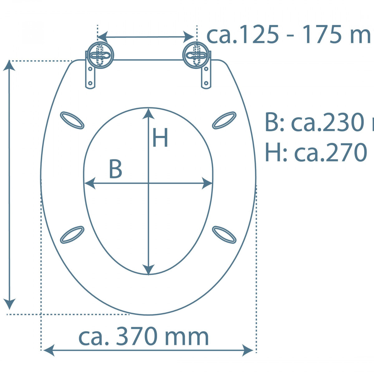 MDF Toilet Seat BALANCE