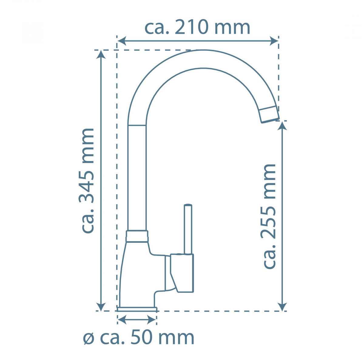 MANETTI Sink mixer, chrome