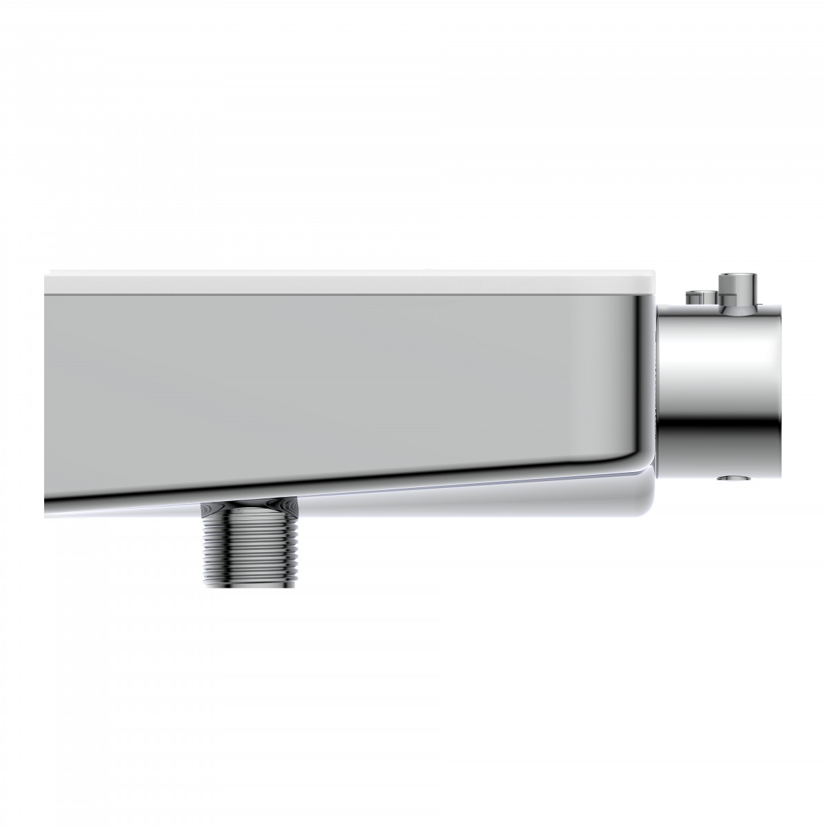 OCEAN Thermostatic tray, glass/ chrome/ white