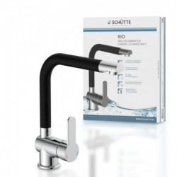 RIO Sink mixer, chrome/black matt