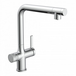 AQUASTAR PREMIUM, sparkling water tap with cooling and filter system, chrome