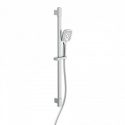 Barre de douche RAVENNA, chrome/blanc