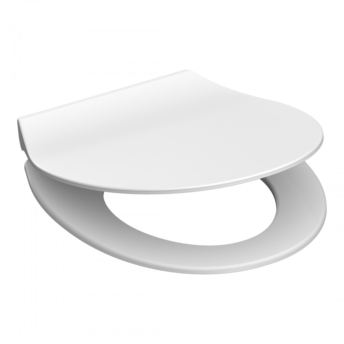 Duroplast Toilet Seat Ultra Thin SLIM WHITE with Soft Close and Quick Release