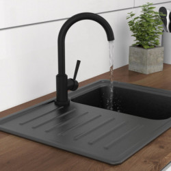 CORNWALL Mitigeur cuisine basse pression, Noir Mat