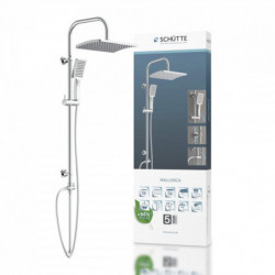 MALLORCA Overhead showerset, chrome