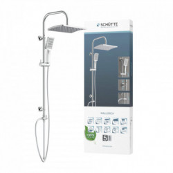 MALLORCA Overhead showerset, chrome