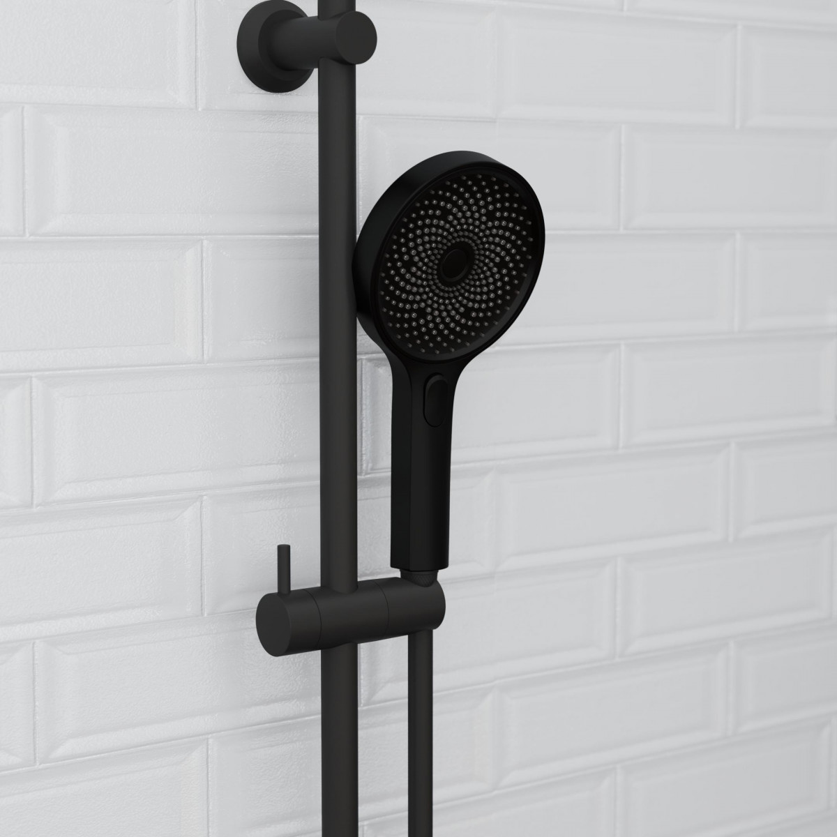 SAMOA RAIN hand shower, water-saving, matt black