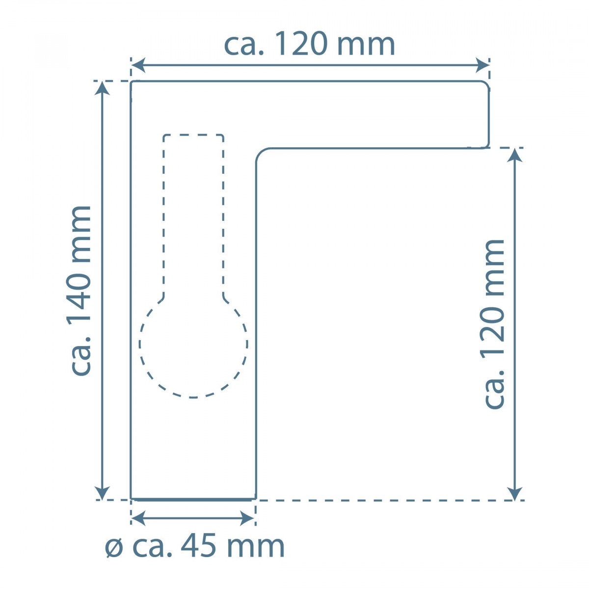 ORINOCO LED Waschtischarmatur, Chrom, mit Schwallauslauf