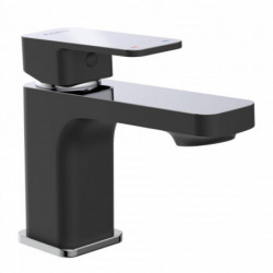 MADAGASKAR Wash basin mixer, black/chrome