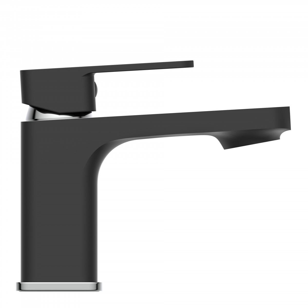 MADAGASKAR Wash basin mixer, black/chrome