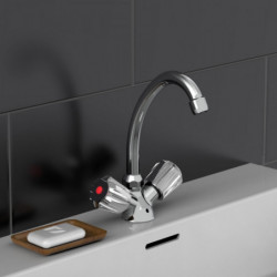 SAVINO Robinetterie de lavabo, chrome