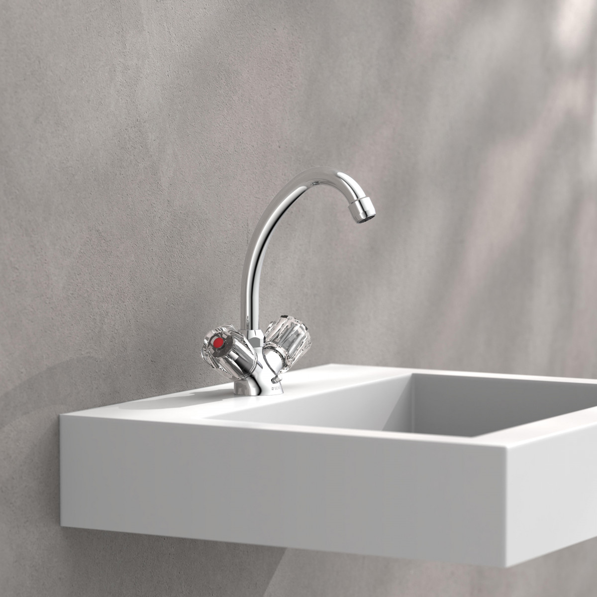 SAVINO Robinetterie de lavabo, chrome