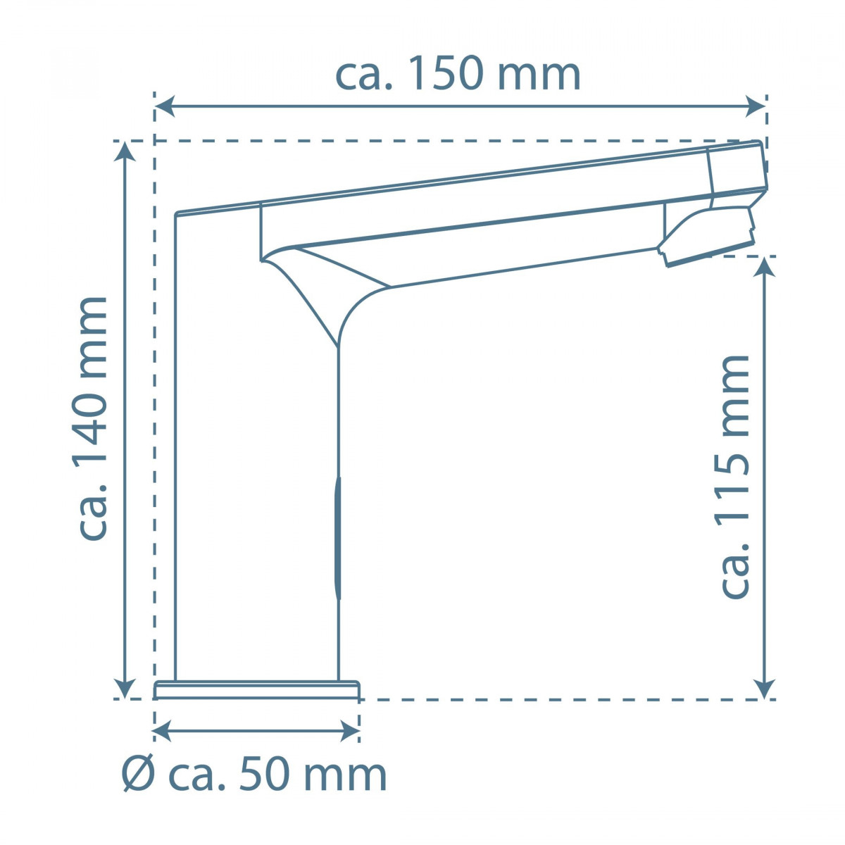 VITAL Mitigeur de lavabo à capteur, Chromé