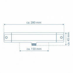 VITA Thermostatic shower mixer, chrome