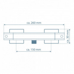 SIGNO Thermostat Duscharmatur, Chrom