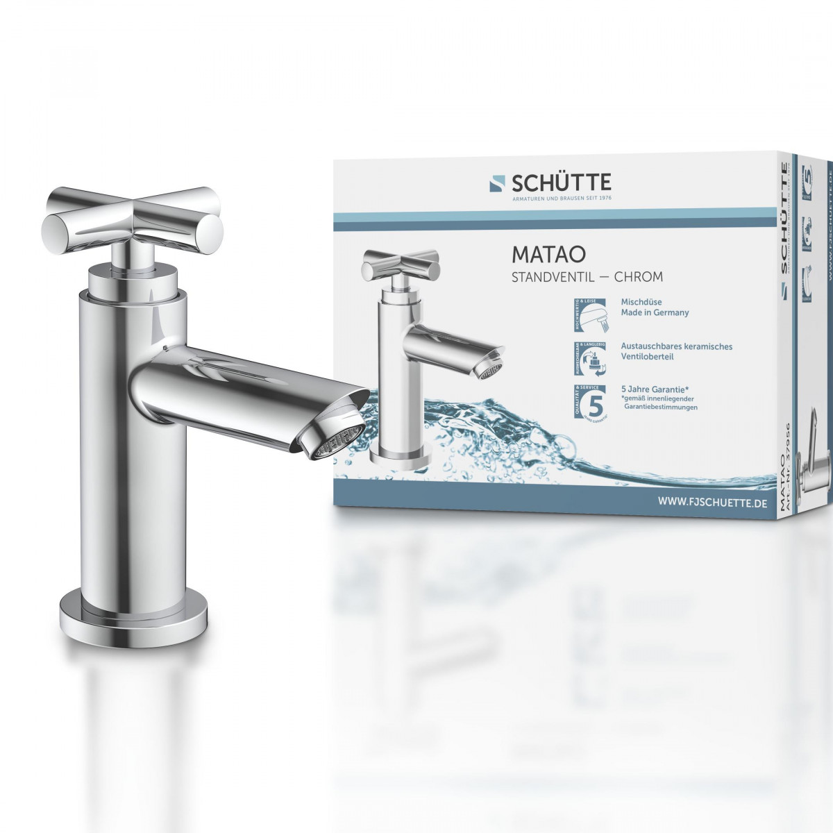 MATAO Cold water tap, chrome