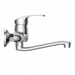 ORAZI Sink mixer, chrome, for wall fixing