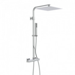 SUMBA Overhead shower set, chrome, with thermostatic faucet