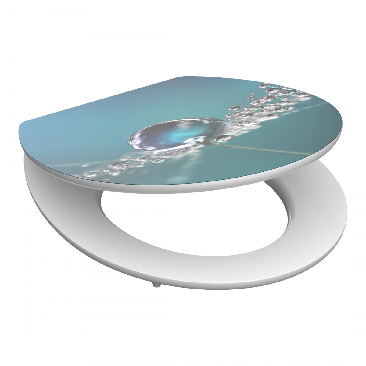 MDF HG Toilet Seat WATER DROP with Soft Close