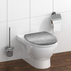 Abattant WC en Duroplast INDUSTRIAL GREY avec Frein de Chute