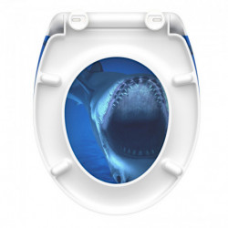 Duroplast Toilet Seat SHARK with Soft Close and Quick Release