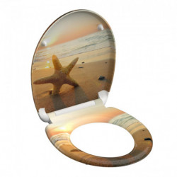 Duroplast Toilet Seat SEA STAR with Soft Close and Quick Release